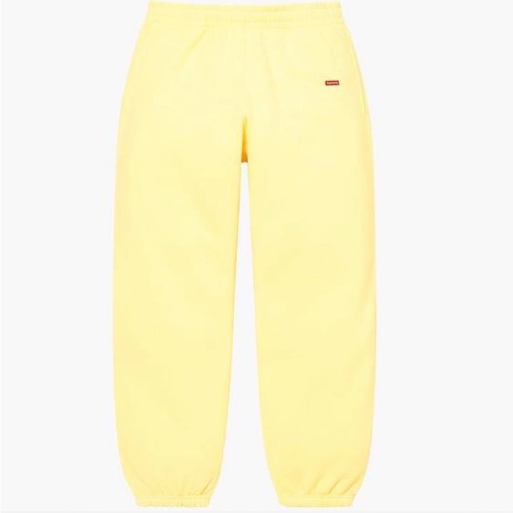 Supreme Yellow Sweatpants Relaxed Fit Joggers